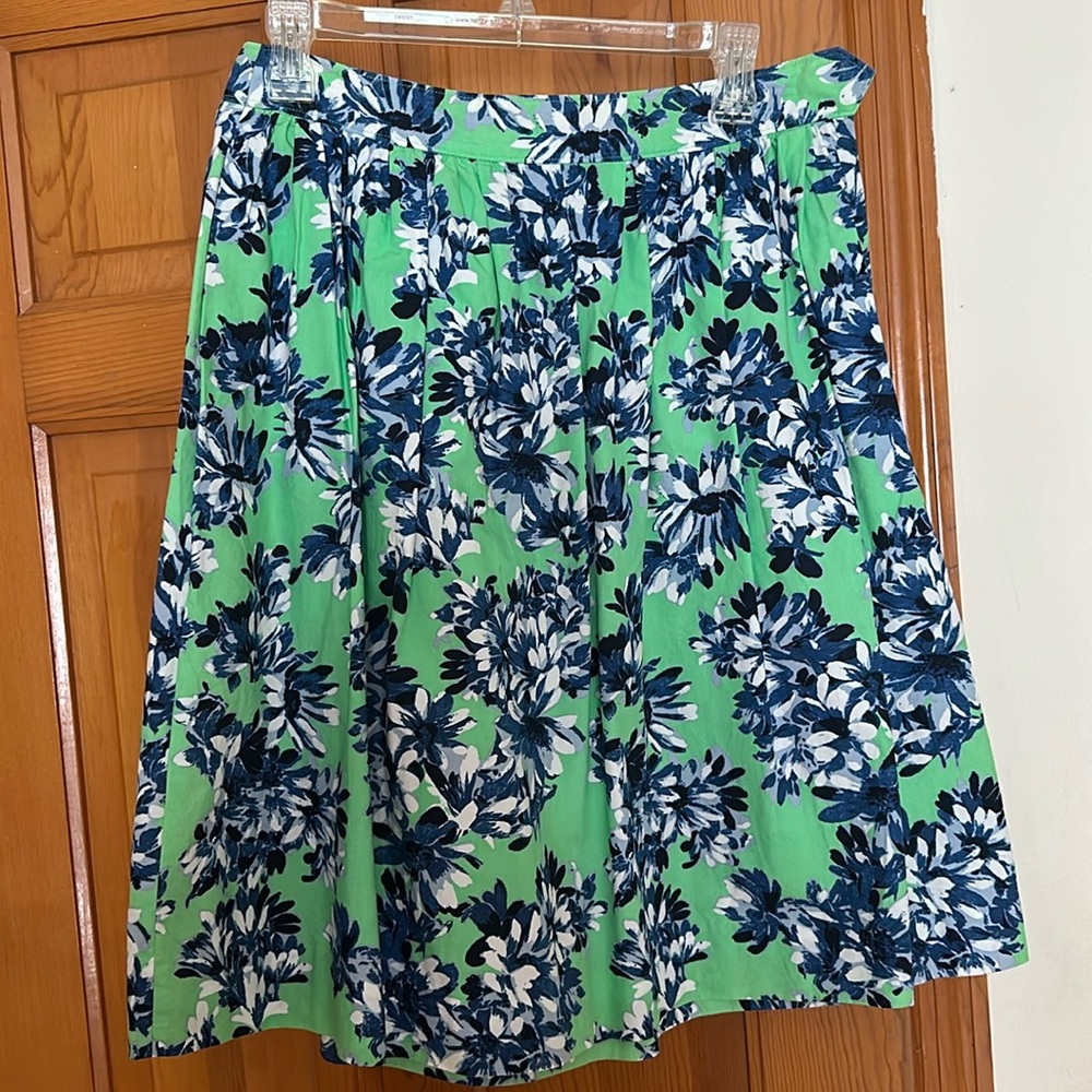 Jcrew floral skirt
